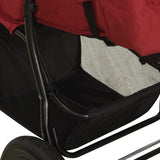 Steel Red Baby Stroller