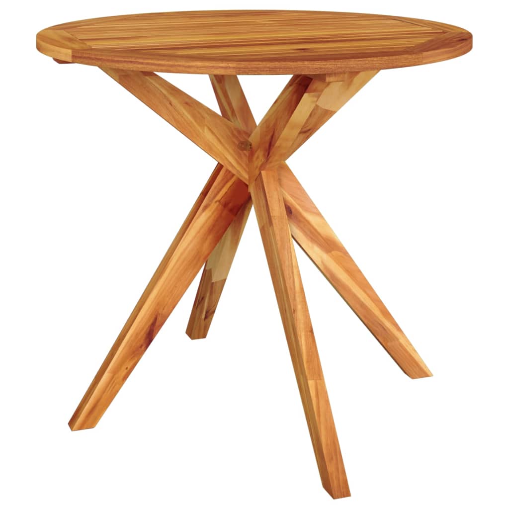 Table de jardin 85x85x75 cm Bois d'acacia solide