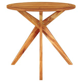 Table de jardin 85x85x75 cm Bois d'acacia solide