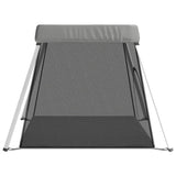 Parc pour bébé avec matelas Gris clair Tissu de lin