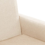 Chaise à bascule Crème Tissu