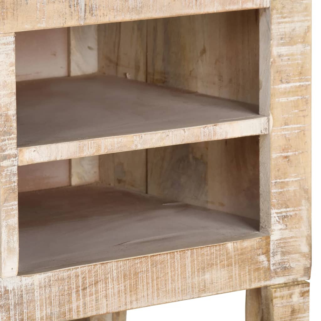 Meuble TV 110x35x46 cm bois massif de manguier