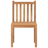 Chaises de jardin lot de 4 Bois de teck solide