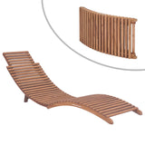 Folding Deck Chairs Set of 2 Solid Teak Wood