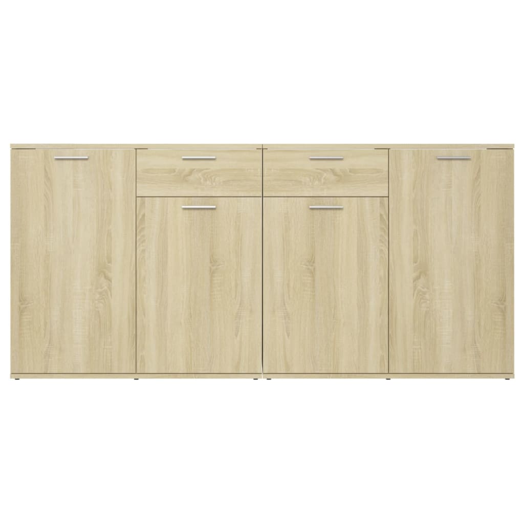 Sideboard Sonoma oak 160x36x75 cm Engineered wood