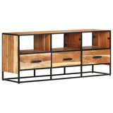 Meuble TV 110x30x45 cm Bois d'acacia massif