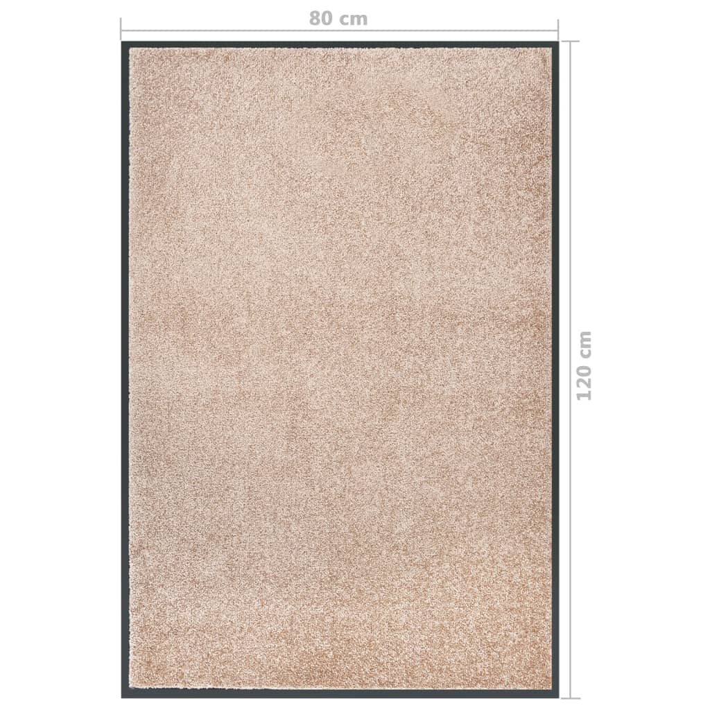 Beige doormat 80x120 cm