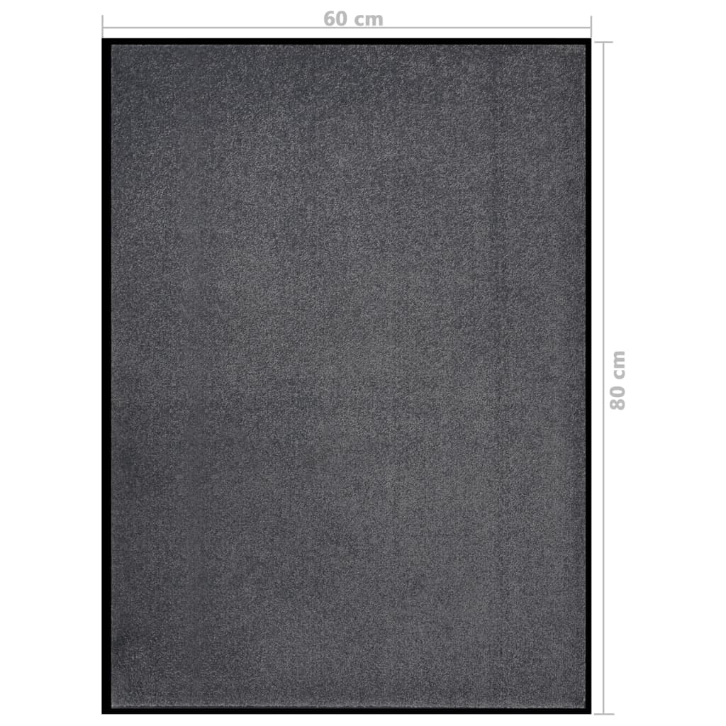 Paillasson Anthracite 60x80 cm