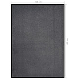 Paillasson Anthracite 60x80 cm