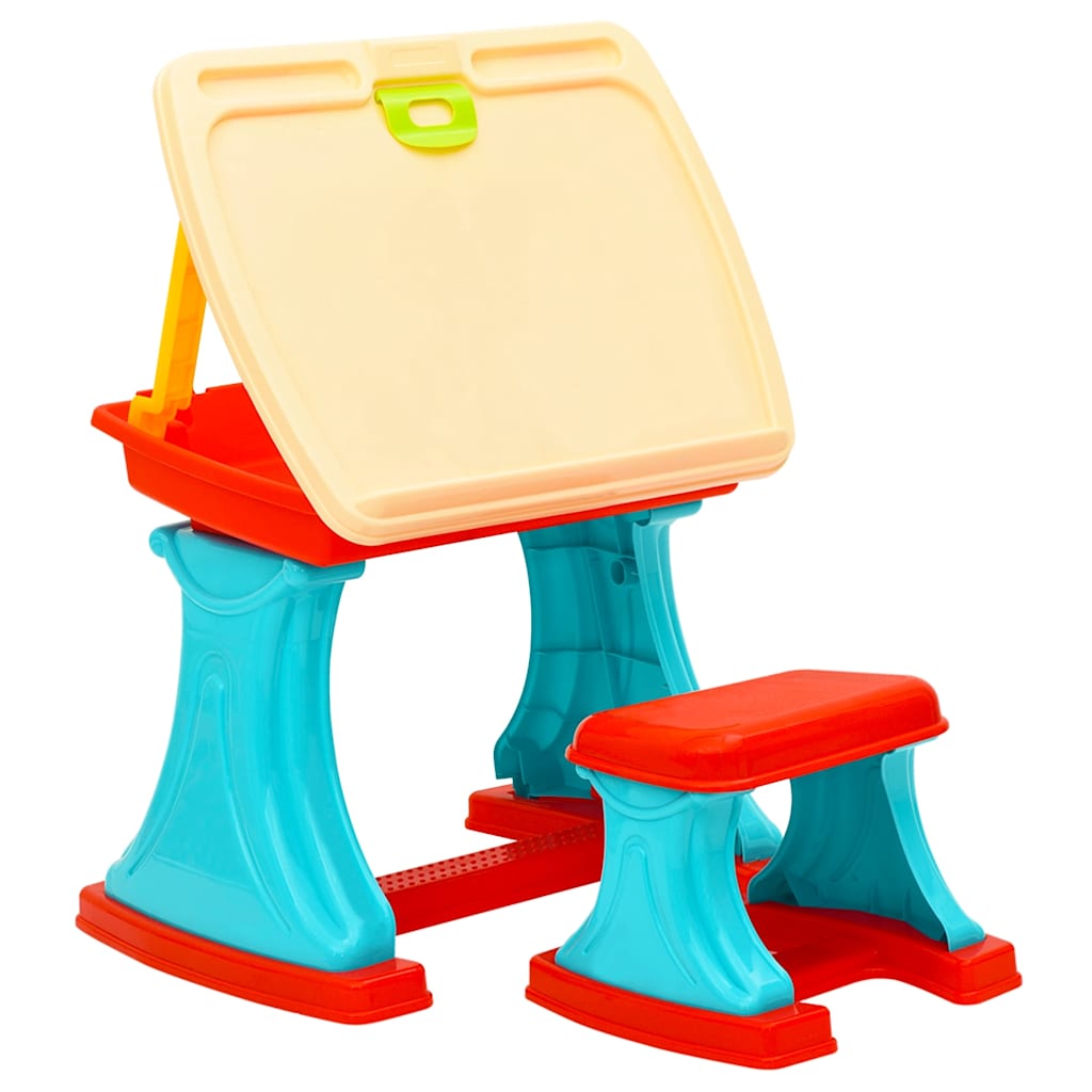 Bureau et chevalet d'apprentissage réglable pour enfants