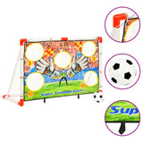 Children's football goal set with backboard 120x51x77.5 cm