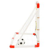 Children's football goal set with backboard 120x51x77.5 cm