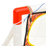 Children's football goal set with backboard 120x51x77.5 cm