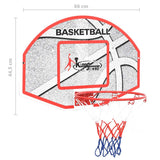 5pcs Wall Mounted Basketball Backboard Set 66x44.5cm