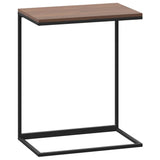 Beistelltisch Schwarz 55x35x66 cm Holzwerkstoff