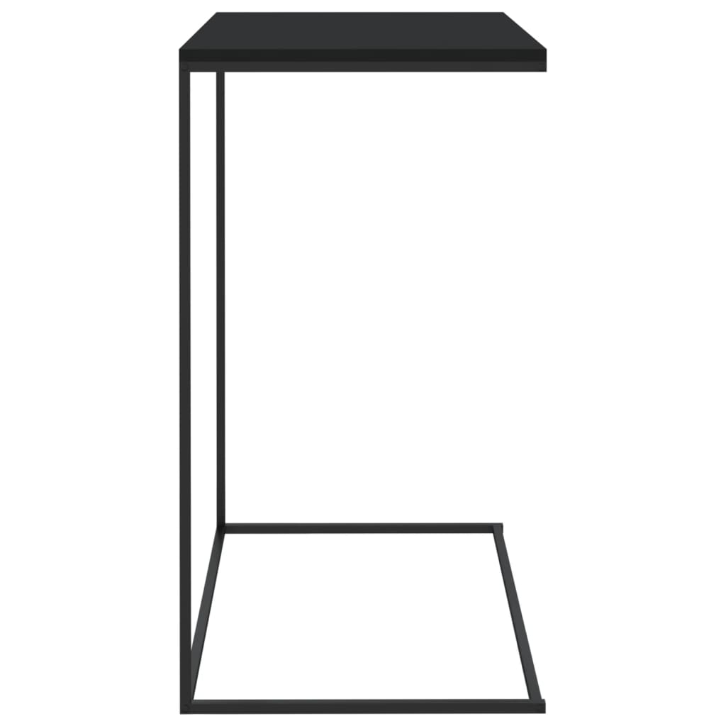 Table d'appoint Noir 55x35x66 cm Bois d'ingénierie