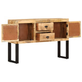 Buffet 110x30x74 cm Bois de manguier brut