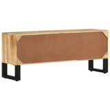 Meuble TV 110x30x45 cm Bois de manguier brut