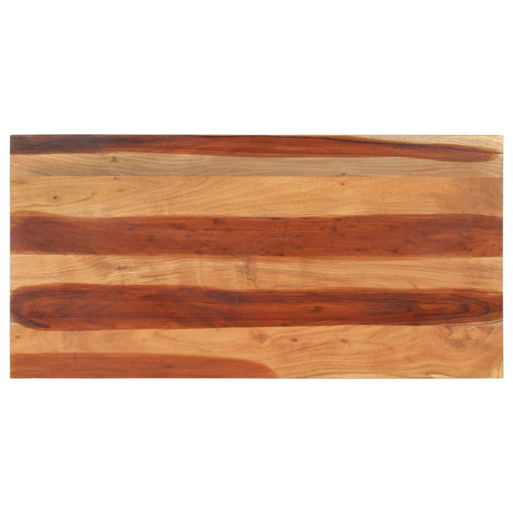 Table top 120x60x(2.5-2.7) cm Solid acacia wood