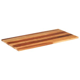 Table top 120x60x(2.5-2.7) cm Solid acacia wood