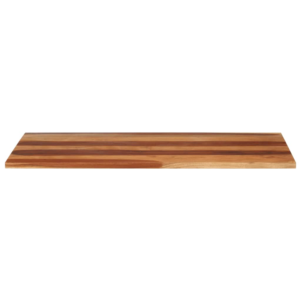 Table top 120x60x(2.5-2.7) cm Solid acacia wood