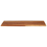 Table top 120x60x(2.5-2.7) cm Solid acacia wood