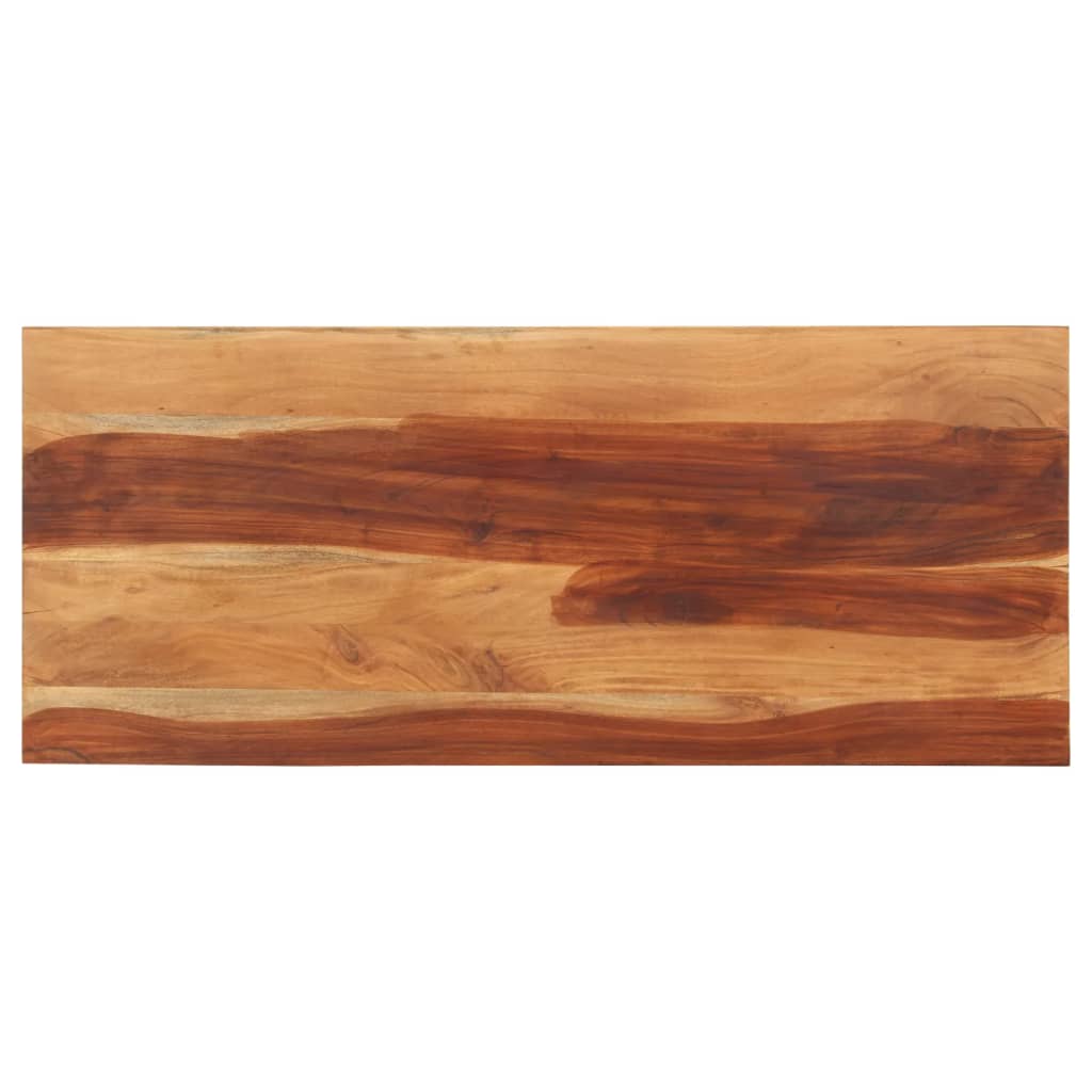 Table top 140x60x(2.5-2.7) cm Solid acacia wood