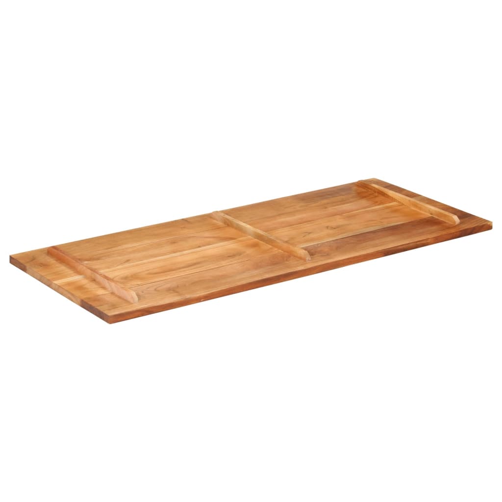 Table top 140x60x(2.5-2.7) cm Solid acacia wood