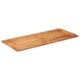 Table top 140x60x(2.5-2.7) cm Solid acacia wood