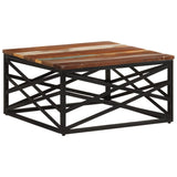 Coffee table 68x68x35 cm Solid reclaimed wood