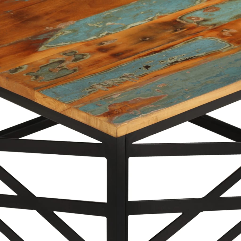 Coffee table 68x68x35 cm Solid reclaimed wood