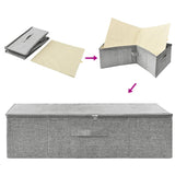 Fabric storage box 70x40x18 cm Grey