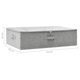 Fabric storage box 70x40x18 cm Grey