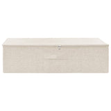 Fabric storage box 70x40x18 cm Cream