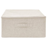 Fabric storage box 70x40x18 cm Cream