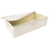 Storage boxes 2 pcs Fabric 70x40x18 cm Cream