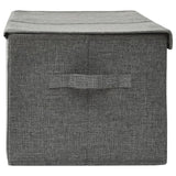 Fabric storage box 50x30x25 cm Anthracite