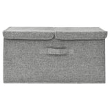 Fabric storage box 50x30x25 cm Grey