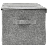 Fabric storage box 50x30x25 cm Grey