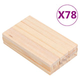 Ensemble de blocs de construction en bois 150 pcs Pin peint