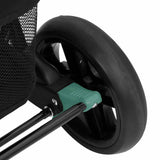 Steel Green Double Seat Stroller