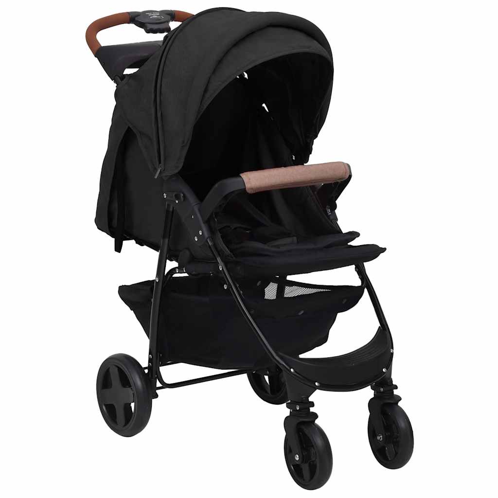 2-in-1 Baby Stroller Anthracite Steel