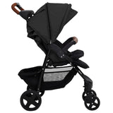 2-in-1 Baby Stroller Anthracite Steel