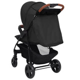 2-in-1 Baby Stroller Anthracite Steel