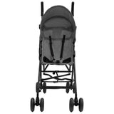 Baby stroller Light gray and black Steel