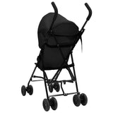 Poussette bébé Anthracite et noir Acier