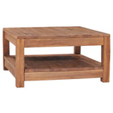 Table basse 68x67x35 cm Bois de teck solide