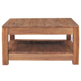 Table basse 68x67x35 cm Bois de teck solide