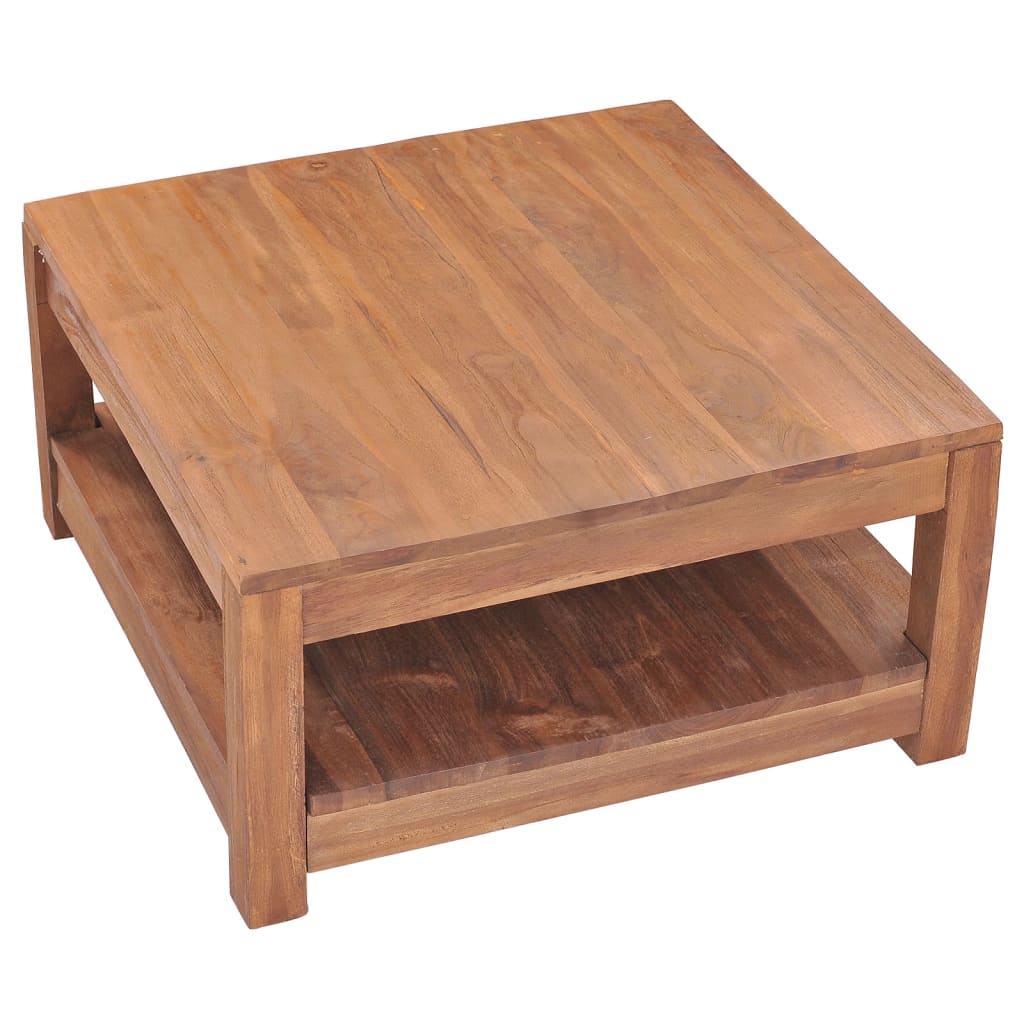 Table basse 68x67x35 cm Bois de teck solide