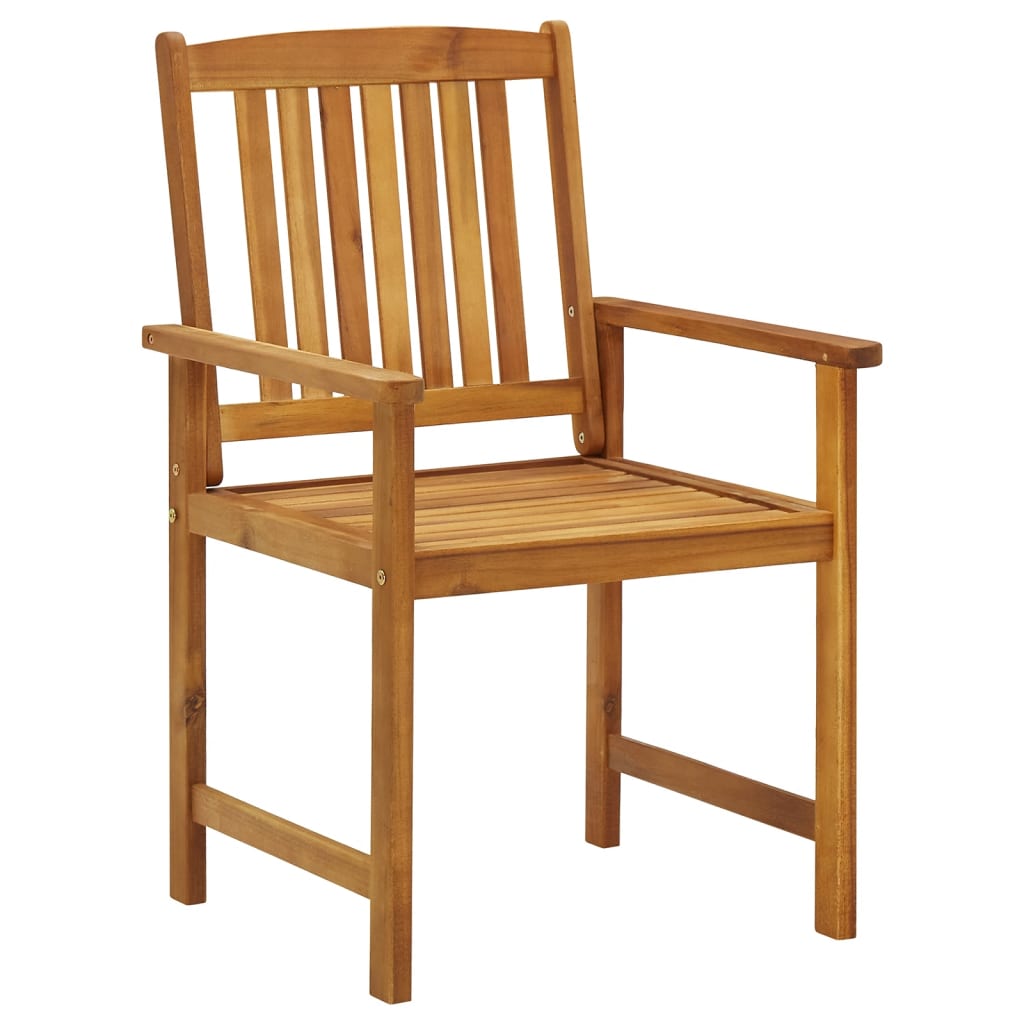 Chaises de jardin lot de 6 Bois d'acacia massif